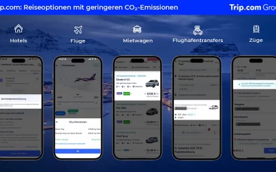 Trip.com führt CO₂-Daten für Reisen ein