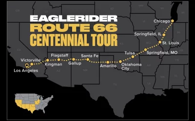 Route 66 Jubiläumstour für 66 Biker