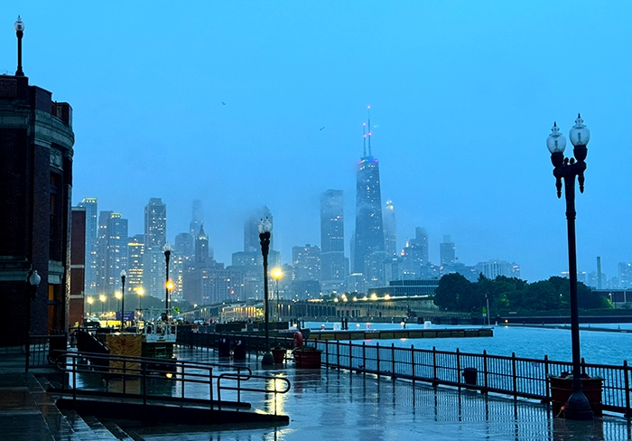 Chicago: Pizza und Proteste