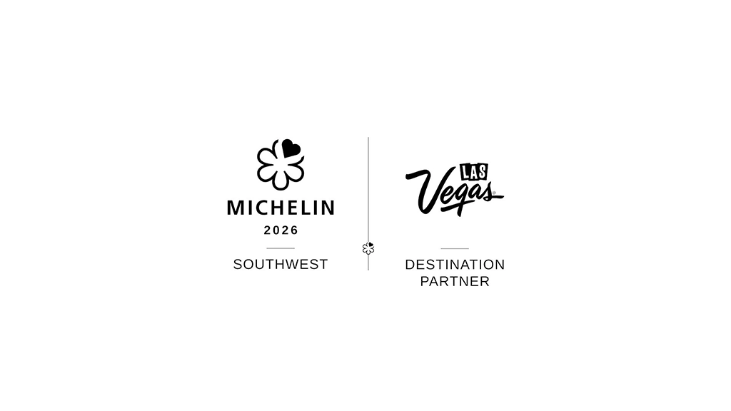 Logo des MICHELIN Guide Southwest 2026 mit Las Vegas als offizieller Destination Partner