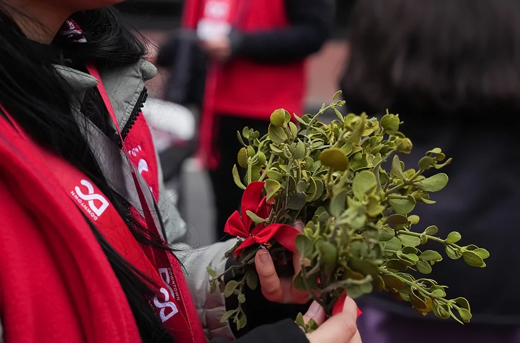 1.435 Küsse unter dem Mistelzweig: Weltrekord in Washington, D.C.