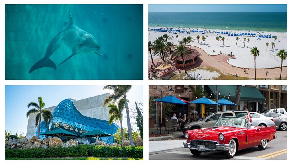 Impressionen von Strand, Kultur und Stadtleben in St. Pete-Clearwater
