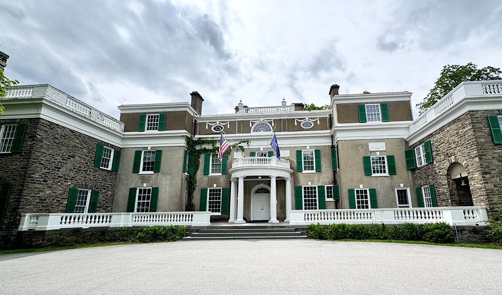 Springwood, das Wohnhaus von Franklin D. Roosevelt in Hyde Park, New York.