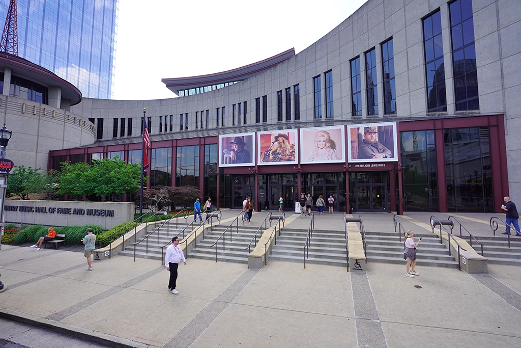 Country Music Hall of Fame and Museum in Downtown Nashville, Tennessee.