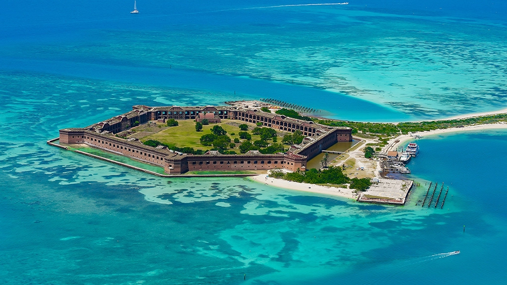 Fort Jefferson im Dry Tortugas National Park vor Key West in Florida